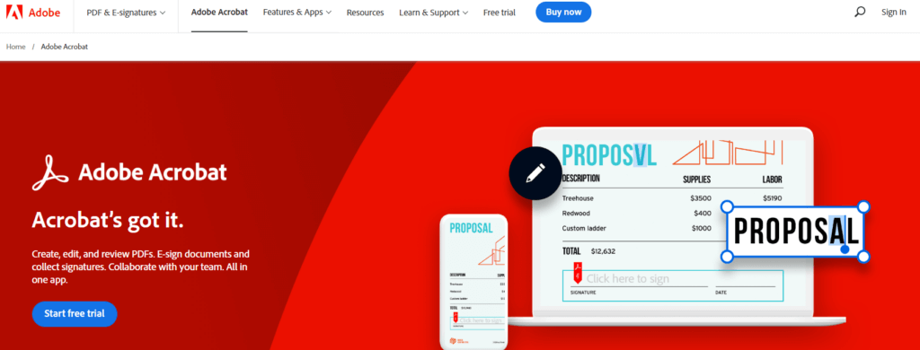 使用Adobe Acrobat创建一个PDF文件