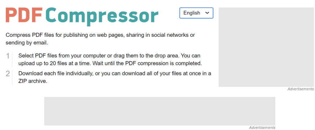 在线PDF压缩工具