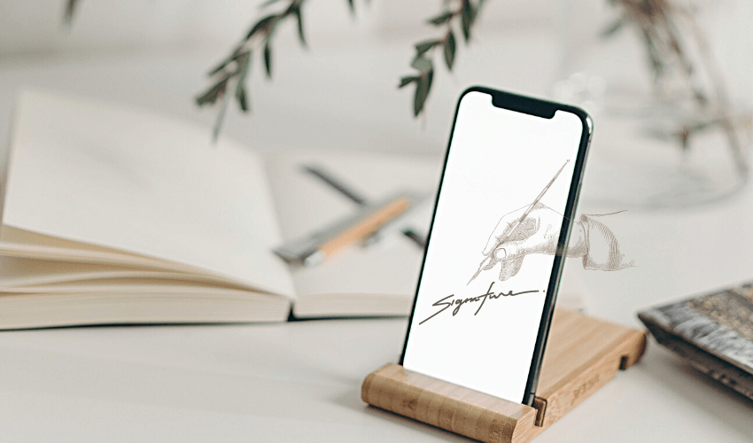 交互式表格元素。签名